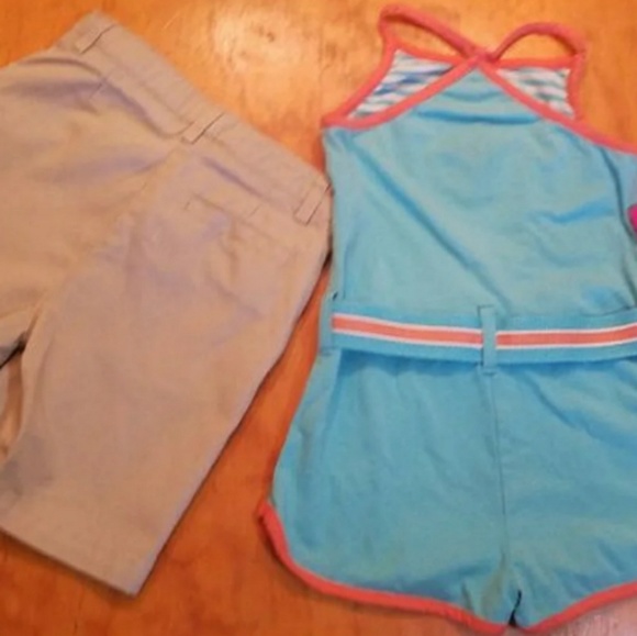Girls Romper & Izod shorts - Picture 3 of 4